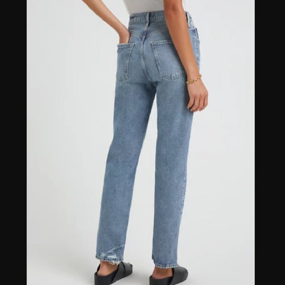 Citizens Of Humanity Blue Straight Leg Jeans - Picture 12 of 12